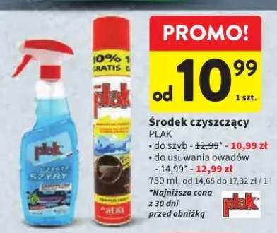Środek czyszczący do usuwania owadów Plak