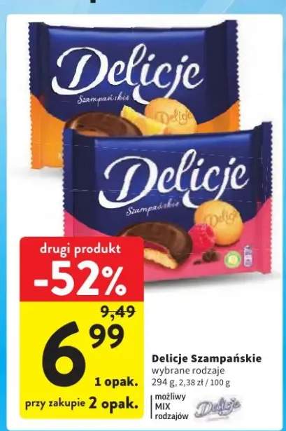 Biszkopty Delicje Szampańskie