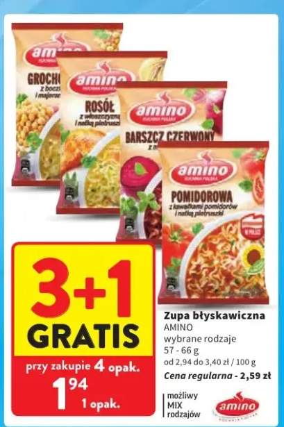 Zupa błyskawiczna Amino