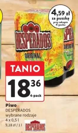 Piwo Desperados wybrane rodzaje 4-pak 500 ml