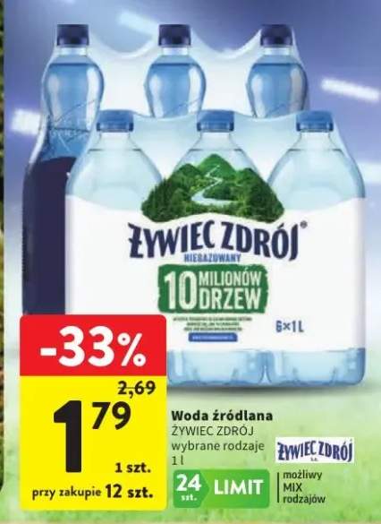 Woda źródlana Żywiec Zdrój