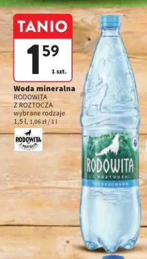 Woda mineralna Rodowita z Roztocza