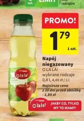 Napój niegazowany O la la!