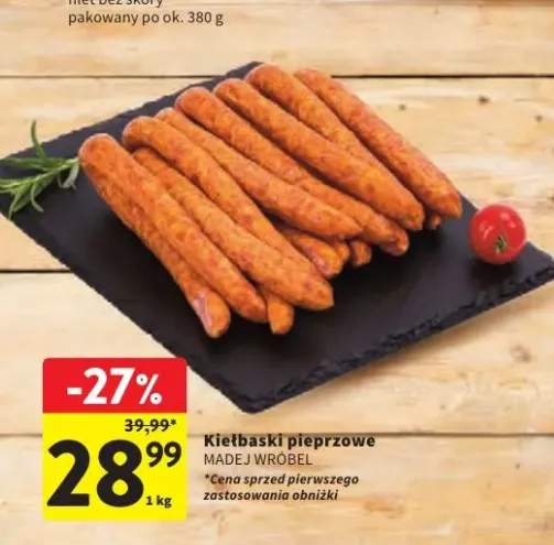 Kiełbaski pieprzowe Madej Wróbel