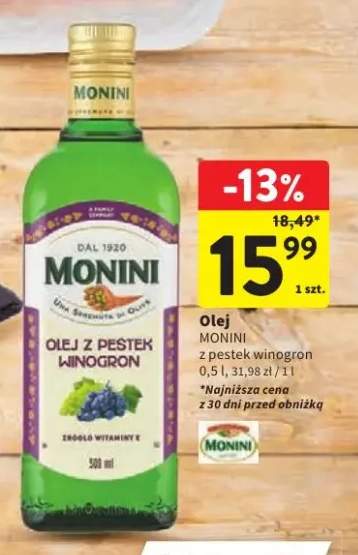 Olej z pestek winogron Monini