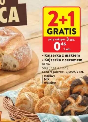 Kajzerka z makiem Reva +1 wariant