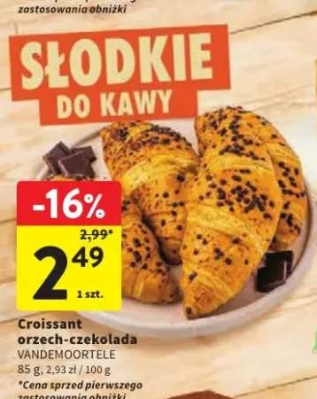 Croissant orzech-czekolada Vandemoortele