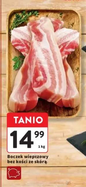 Boczek wieprzowy bez kości ze skórą