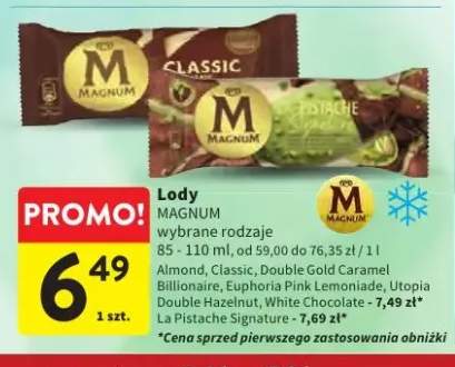 Lody Magnum Almond +6 wariantów