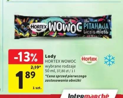 Lody Hortex Wowoc Pitahaja liczi & mięta