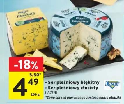 Ser pleśniowy błękitny Lazur +1 wariant