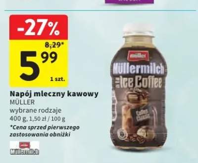 Napój mleczny kawowy Müller Müllermilch Ice Coffee