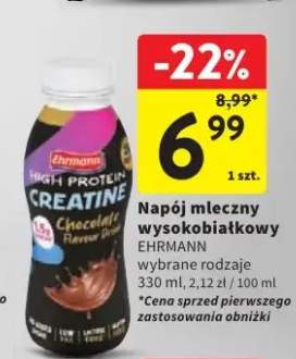 Napój mleczny wysokobiałkowy Ehrmann o smaku czekoladowym