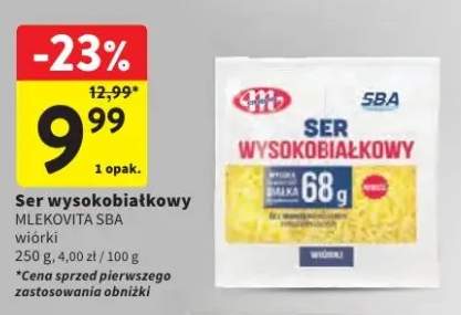 Ser wysokobiałkowy Mlekovita SBA wiórki