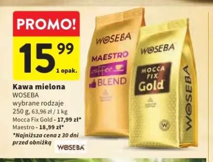 Kawa mielona Woseba Maestro Blend +1 wariant
