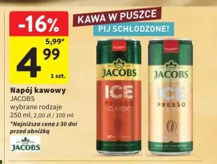 Napój kawowy Jacobs Ice Presso Classic +1 wariant