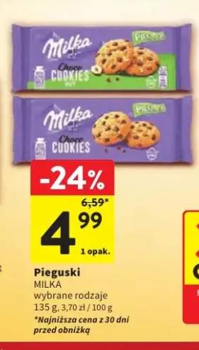 Ciastka Pieguski Milka