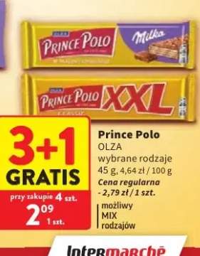 Wafel Prince Polo Classic +1 wariant
