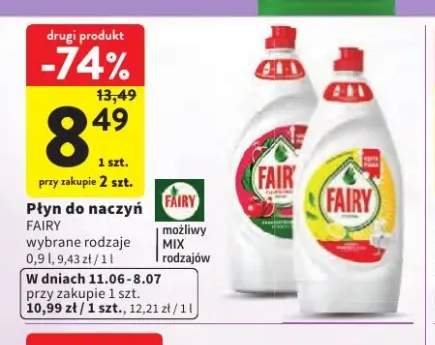 Płyn do naczyń Fairy Granat +1 wariant