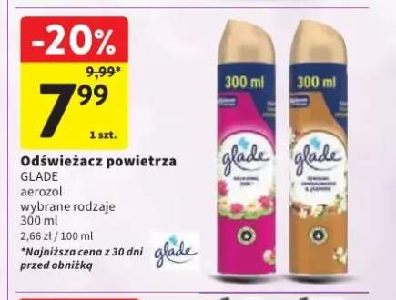 Odświeżacz powietrza Glade Relaxing Zen +1 wariant