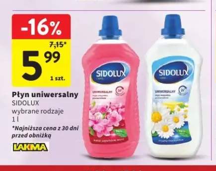 Płyn uniwersalny Sidolux Mydło Marsylskie +1 wariant