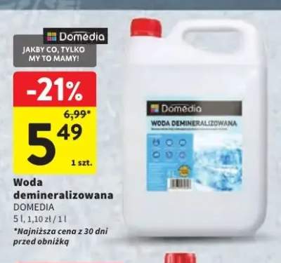 Woda demineralizowana Domedia
