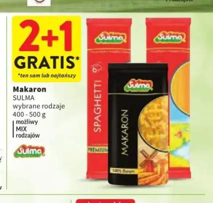 Makaron Sulma +1 wariant