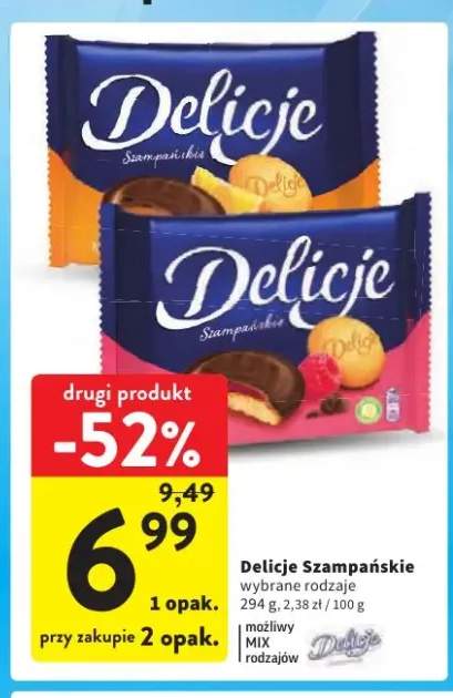 Biszkopty Delicje Szampańskie