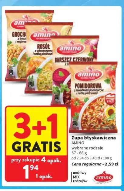 Zupa błyskawiczna Amino