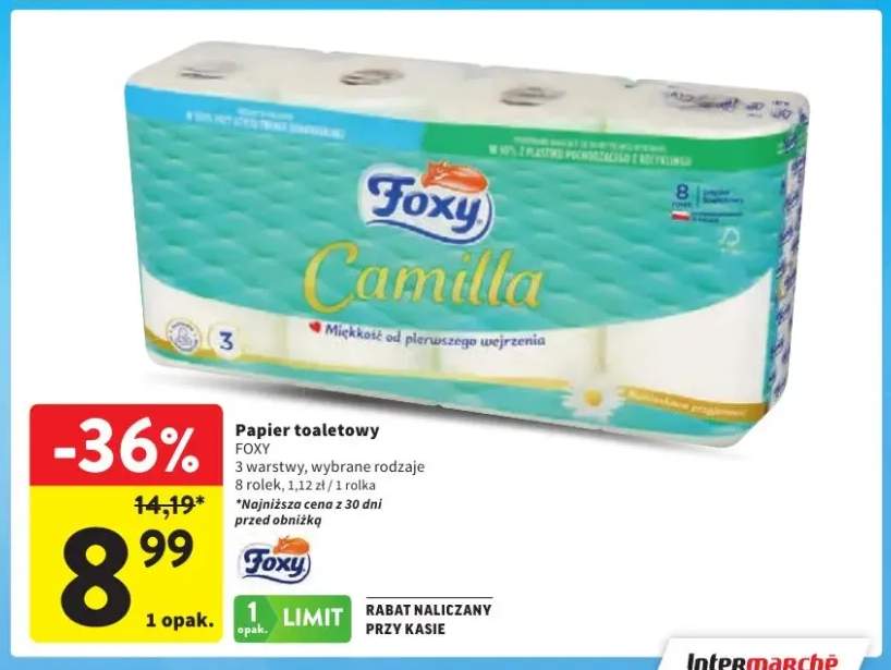 Papier toaletowy Foxy Camilla