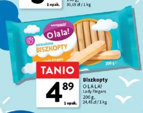 Biszkopty Lady Fingers Niebiańskie Biszkopty O la la!