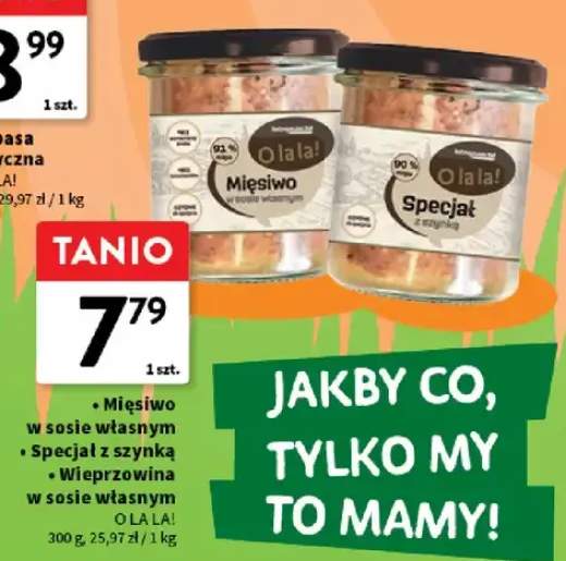 Wieprzowina w sosie własnym O la la! +2 warianty