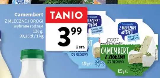 Ser Camembert naturalny Z Mlecznej Drogi +1 wariant