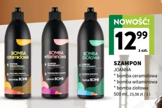 Szampon Joanna Bomba ceramidowa +2 warianty