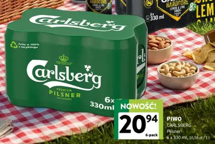Piwo Carlsberg Pilsner 6-pak 330 ml