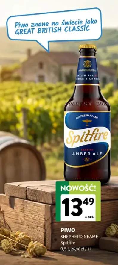 Piwo Shepherd Neame Spitfire Kentish Amber Ale