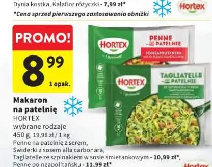 Makaron na patelnię Penne z serem Hortex +3 warianty