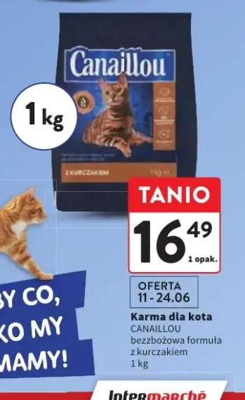 Karma dla kota Canaillou bezzbożowa formuła z kurczakiem