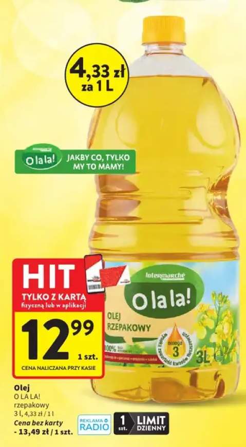 Olej rzepakowy O la la!