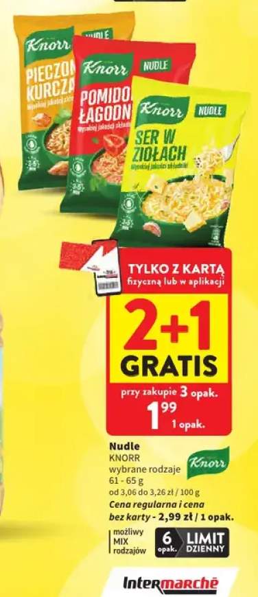 Nudle Knorr Pieczony Kurczak +2 warianty