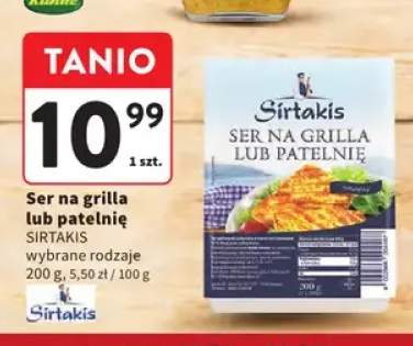 Ser na grilla lub patelnię Sirtakis