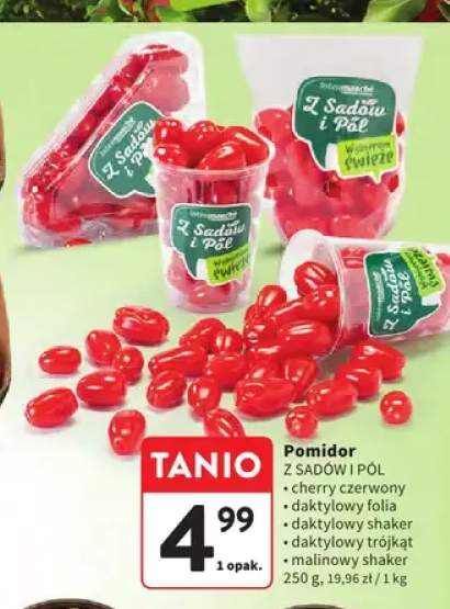 Pomidor cherry czerwony Z Sadów i Pól +4 warianty