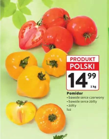 Pomidor bawole serce czerwony luz +2 warianty