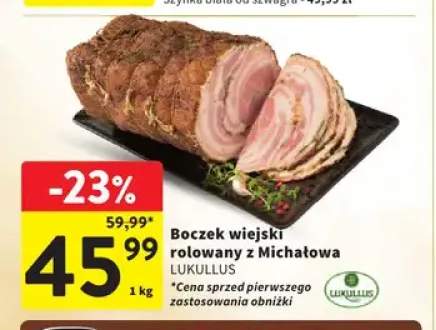 Boczek wiejski rolowany z Michałowa Lukullus