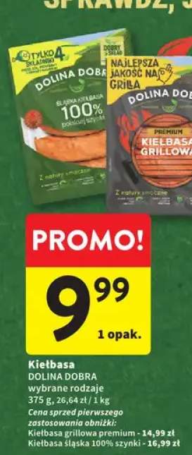 Kiełbasa grillowa premium Dolina Dobra +1 wariant
