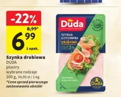 Szynka drobiowa gotowana Duda