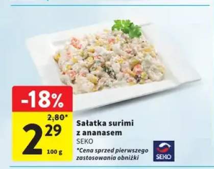 Sałatka surimi z ananasem Seko