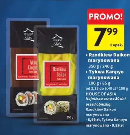 Tykwa Kanpyo marynowana HOUSE OF ASIA +1 wariant