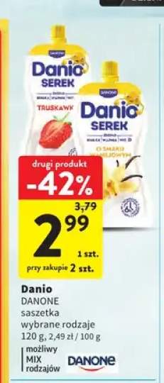 Serek Danio truskawkowy +1 wariant