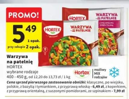 Warzywa na patelnię Hortex klasyczne +8 wariantów